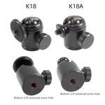 Cabeça de Esfera Metálica Panorâmica Mini 360 Graus BEXIN K18A, K18A