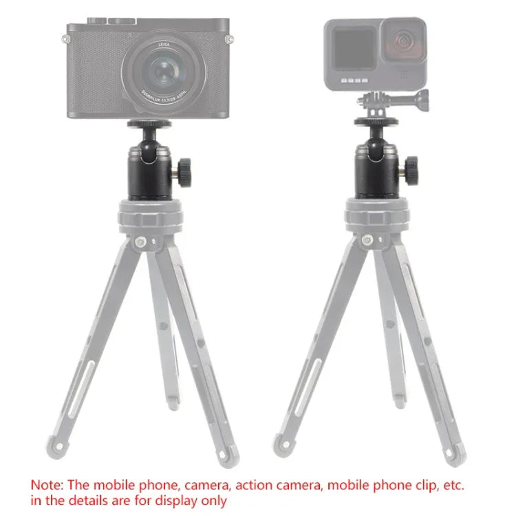 Cabeça de Esfera Metálica Panorâmica Mini 360 Graus BEXIN K18A, K18A