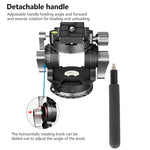 Cabeça de Arrasto Fluida de Ação para Tripé Pesado Panorâmico 2D 360 Graus BEXIN DT-02S/S com Placa de Libertação Rápida, DT-02S/S