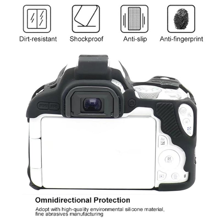 Capa Protetora de Silicone Macio para Canon EOS 250D, Para Canon EOS 250D