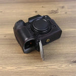 Base de Capa Metade para Câmara em Pele PU com Rosca de 1/4 polegadas para Fujifilm XH2S, Para Fujifilm XH2S