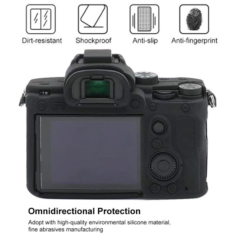 Capa Protetora de Silicone Macio para Sony A7S III / A7S3, Para Sony A7S III / A7S3