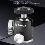 Adaptador de Cabeça de Bola Panorâmico em Metal YELANGU LW-A01, LW-A01