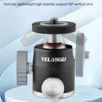 Adaptador de Cabeça de Bola Panorâmico em Metal YELANGU LW-A01, LW-A01