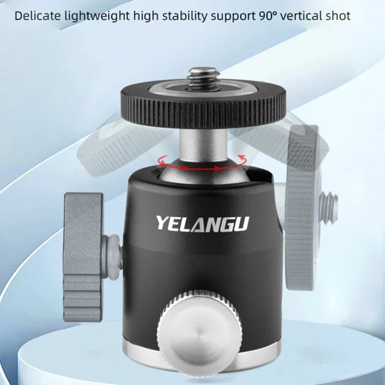Adaptador de Cabeça de Bola Panorâmico em Metal YELANGU LW-A01, LW-A01
