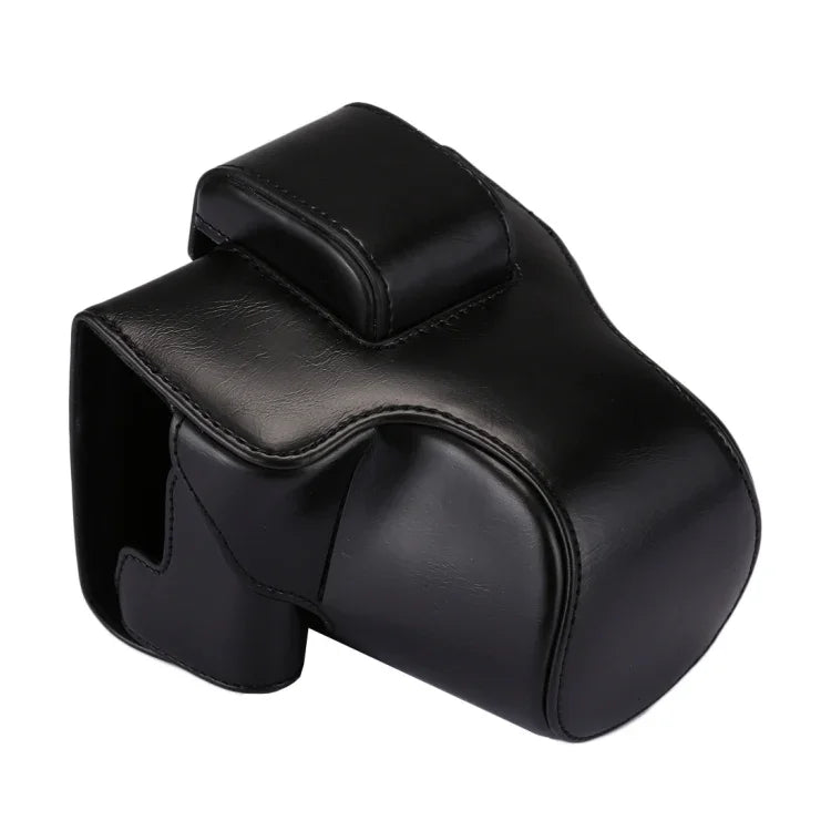 Capa de Corpo Inteiro em Pele PU para Câmara com Alça para Canon EOS M5, Para EOS M5