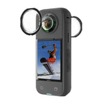 Capa Protetora PC para Lente Insta360 X3 STARTRC, Para Proteção de Lente Insta360 X3