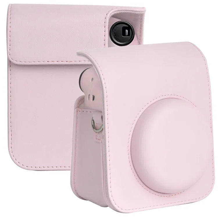 Bolsa de Pele para Câmara FUJIFILM instax mini 12 com Alça