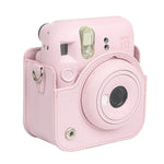 Bolsa de Pele para Câmara FUJIFILM instax mini 12 com Alça