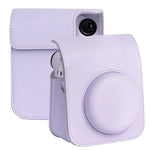 Bolsa de Pele para Câmara FUJIFILM instax mini 12 com Alça