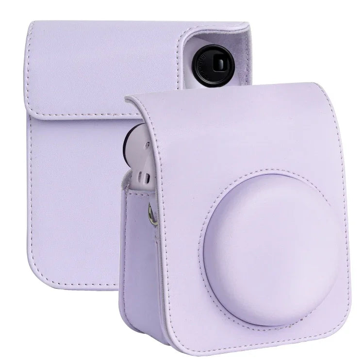 Bolsa de Pele para Câmara FUJIFILM instax mini 12 com Alça