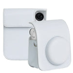Bolsa de Pele para Câmara FUJIFILM instax mini 12 com Alça