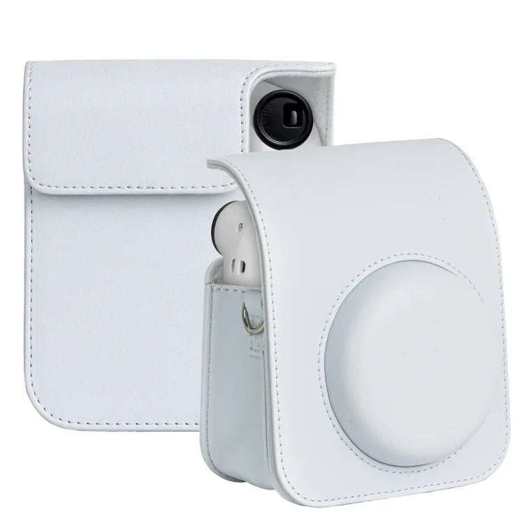 Bolsa de Pele para Câmara FUJIFILM instax mini 12 com Alça