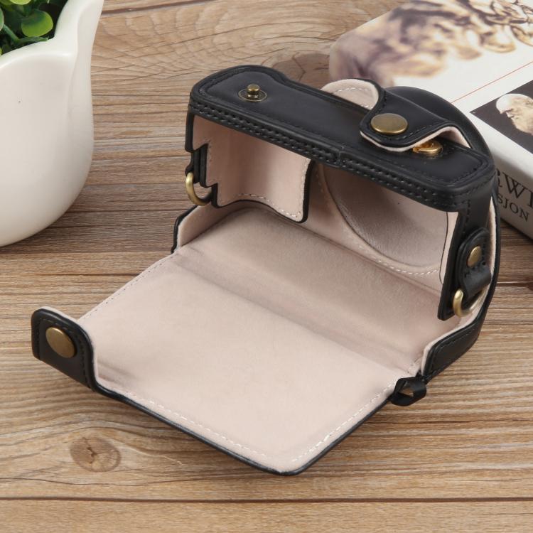Bolsa de Pele para Câmara Vlog Sony ZV-1F com Alça, Para Sony ZV-1F