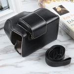 Bolsa de Câmara Magnética em Pele para Corpo Inteiro para Nikon Z50 / Z30 com Alça