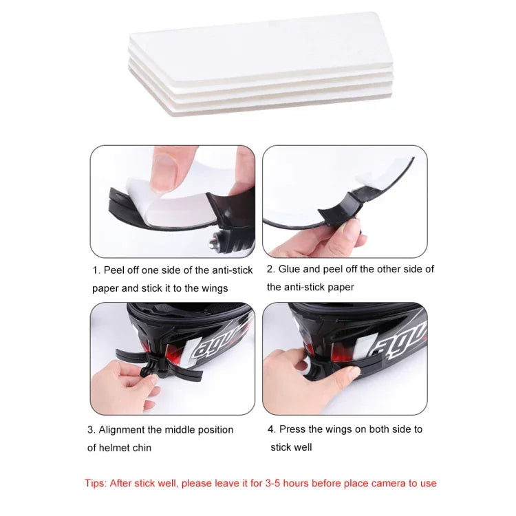 Kit Dobrável de Montagem para Câmara de Ação com Suporte para Telemóvel, Fivela J-Hook, Suporte Giratório para Telemóvel e Adaptador, Montagem Dobrável e Flexível