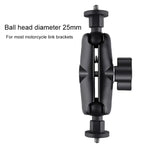 Adaptador de Montagem com Cabeça de Bola ABS de 25mm 1/4 polegada