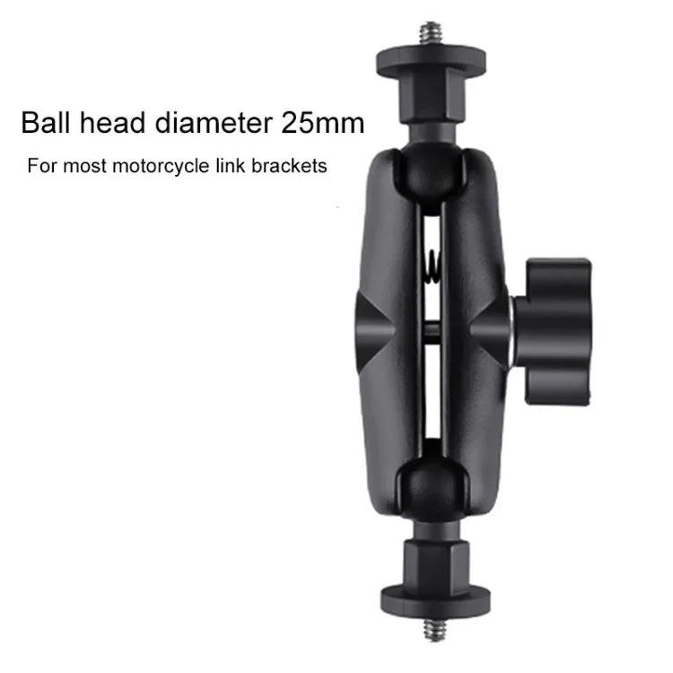 Adaptador de Montagem com Cabeça de Bola ABS de 25mm 1/4 polegada