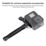 Braço Extensor de Alumínio 3 em 1 com Empunhadura para GoPro, Insta360, DJI e Outras Câmaras de Ação, 3 em 1