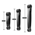Extensor de Empunhadura de Braço de Alumínio Articulado para GoPro, Insta360, DJI e Outras Câmaras de Ação, Comprimento: 8.8cm, 8.8cm