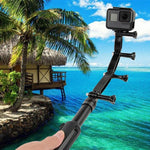 Extensor de Empunhadura de Braço de Alumínio Articulado para GoPro, Insta360, DJI e Outras Câmaras de Ação, Comprimento: 8.8cm, 8.8cm