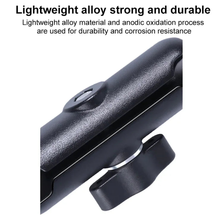 Suporte de Fixação para Guiador de Banco Frontal de Carro com Cabeça de Esfera 21mm com Adaptador para Tripé e Parafuso para GoPro, Insta360, DJI e Outras Câmaras de Ação, 21mm 16.3cm