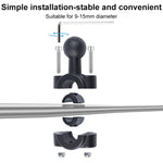 Suporte de Fixação para Guiador de Banco Frontal de Carro com Cabeça de Esfera 21mm com Adaptador para Tripé e Parafuso para GoPro, Insta360, DJI e Outras Câmaras de Ação, 21mm 16.3cm