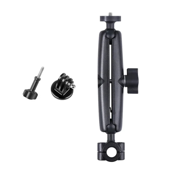 Suporte Fixador de Guiador para Banco Frontal de Carro com Cabeça de Bola 25mm, Adaptador de Tripé & Parafuso para GoPro, Insta360, DJI e Outras Câmaras de Ação, 25mm 22cm