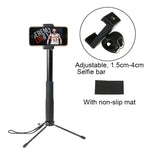 Suporte de Tripé Dobrável com Empunhadura 30-93cm Multi-funcional Selfie Stick Monopé para GoPro, Insta360, DJI e Outras Câmaras de Ação, Telemóveis, Comprimento: 30-93cm