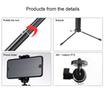 Suporte de Tripé Dobrável com Empunhadura 30-93cm Multi-funcional Selfie Stick Monopé para GoPro, Insta360, DJI e Outras Câmaras de Ação, Telemóveis, Comprimento: 30-93cm