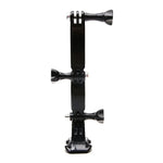 Conjunto de Suportes Frontais para Capacete para GoPro, Insta360, DJI e Outras Câmaras de Ação, Conjunto de Suportes