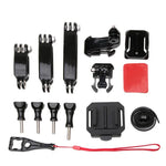 Conjunto de Suportes Frontais para Capacete para GoPro, Insta360, DJI e Outras Câmaras de Ação, Conjunto de Suportes