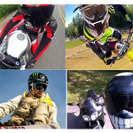 Conjunto de Suportes Frontais para Capacete para GoPro, Insta360, DJI e Outras Câmaras de Ação, Conjunto de Suportes