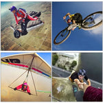 Conjunto de Suportes Frontais para Capacete para GoPro, Insta360, DJI e Outras Câmaras de Ação, Conjunto de Suportes