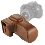 Estojo de Couro PU para Câmara Corpo Inteiro para Canon EOS 760D / 750D (Lente 18-135mm), Para EOS 760D