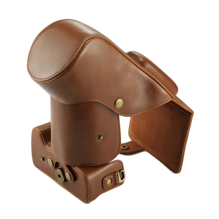 Estojo de Couro PU para Câmara Corpo Inteiro para Canon EOS 760D / 750D (Lente 18-135mm), Para EOS 760D