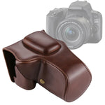 Bolsa de Couro PU para Câmara Corpo Inteiro para Canon EOS 200D (Lente 18-55mm), Para EOS 200D