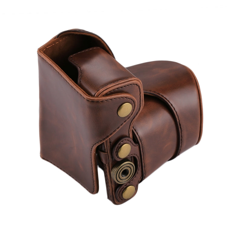 Bolsa de Câmera em Pele PU com Alça para Sony NEX 5N / 5R / 5T (Objetivas 16-50mm / 18-55mm), Para Sony NEX 5N