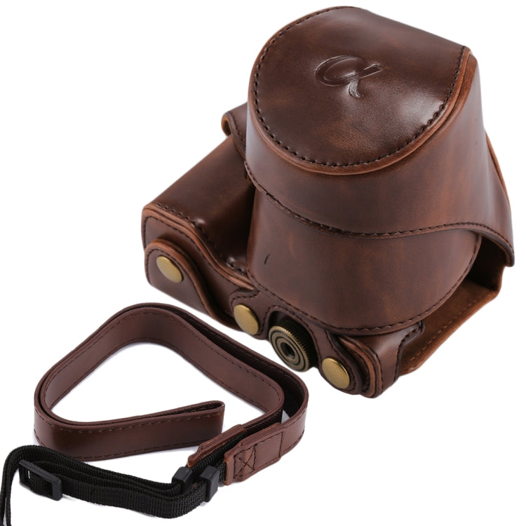 Bolsa de Câmera em Pele PU com Alça para Sony NEX 5N / 5R / 5T (Objetivas 16-50mm / 18-55mm), Para Sony NEX 5N