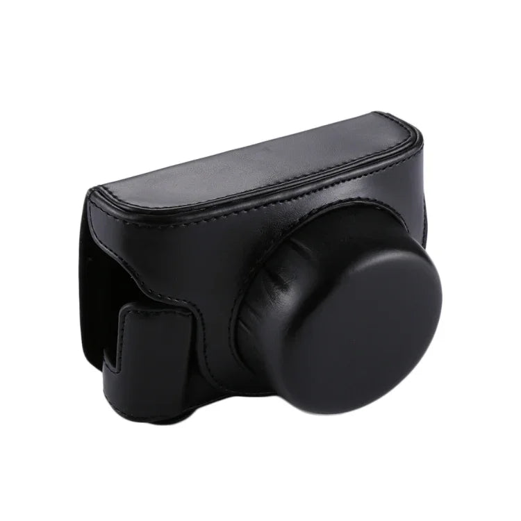 Bolsa de Câmera em Pele PU com Alça para Panasonic Lumix GF7 / GF8 / GF9 (Objetivas 12-32mm / 14-42mm), Para Lumix GF7