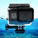 Para GoPro HERO6 /5 Caixa Protetora Subaquática 30m + Tampa Traseira Oca com Fivela Suporte Básico & Parafuso, Sem Necessidade de Desmontar a Objetiva (GP413), Caixa Protetora + Tampa Traseira