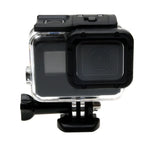 Para GoPro HERO6 /5 Caixa Protetora Subaquática 30m + Tampa Traseira Oca com Fivela Suporte Básico & Parafuso, Sem Necessidade de Desmontar a Objetiva (GP413), Caixa Protetora + Tampa Traseira