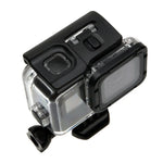 Para GoPro HERO6 /5 Caixa Protetora Subaquática 30m + Tampa Traseira Oca com Fivela Suporte Básico & Parafuso, Sem Necessidade de Desmontar a Objetiva (GP413), Caixa Protetora + Tampa Traseira