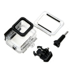 Para GoPro HERO6 /5 Caixa Protetora Subaquática 30m + Tampa Traseira Oca com Fivela Suporte Básico & Parafuso, Sem Necessidade de Desmontar a Objetiva (GP413), Caixa Protetora + Tampa Traseira