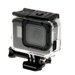 Caixa Protetora Esqueleto para GoPro HERO6 /5 + Tampa Traseira Oca com Fecho Montagem Básica & Parafuso, Sem Necessidade de Desmontar a Lente, Tampa Traseira Oca