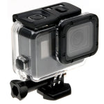 Caixa Protetora Esqueleto para GoPro HERO6 /5 + Tampa Traseira Oca com Fecho Montagem Básica & Parafuso, Sem Necessidade de Desmontar a Lente, Tampa Traseira Oca