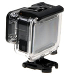 Caixa Protetora Esqueleto para GoPro HERO6 /5 + Tampa Traseira Oca com Fecho Montagem Básica & Parafuso, Sem Necessidade de Desmontar a Lente, Tampa Traseira Oca