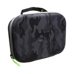 Estojo Portátil Impermeável e Amortecedor EVA com Padrão Camuflado para Acessórios de Câmaras de Ação GoPro, Insta360, DJI e Outras, Tamanho: 27cm x 19cm x 7cm