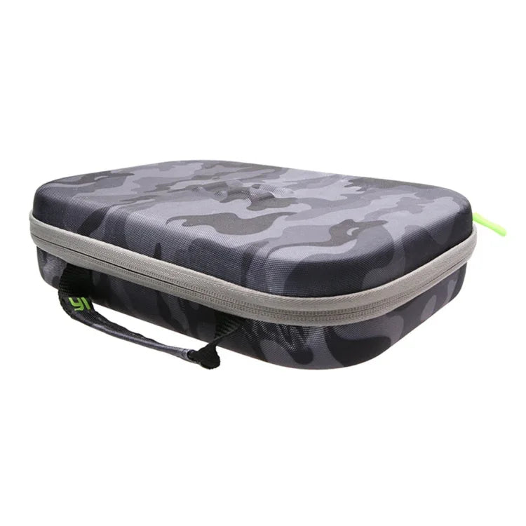 Estojo Portátil Impermeável e Amortecedor EVA com Padrão Camuflado para Acessórios de Câmaras de Ação GoPro, Insta360, DJI e Outras, Tamanho: 27cm x 19cm x 7cm