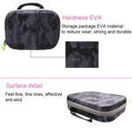 Estojo Portátil Impermeável e Amortecedor EVA com Padrão Camuflado para Acessórios de Câmaras de Ação GoPro, Insta360, DJI e Outras, Tamanho: 27cm x 19cm x 7cm